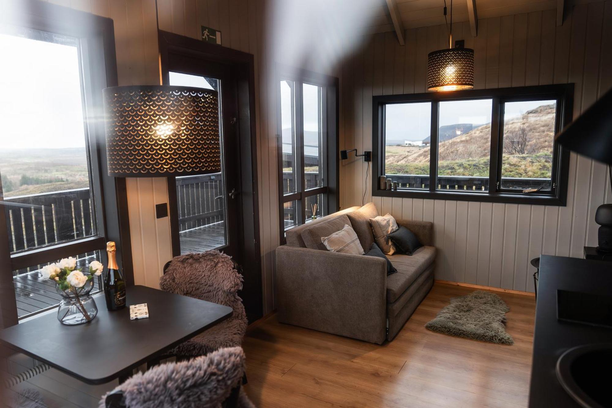 Cozy Cabin Near Golden Circle With Panoramic Views Mosfellsbaer Exterior foto