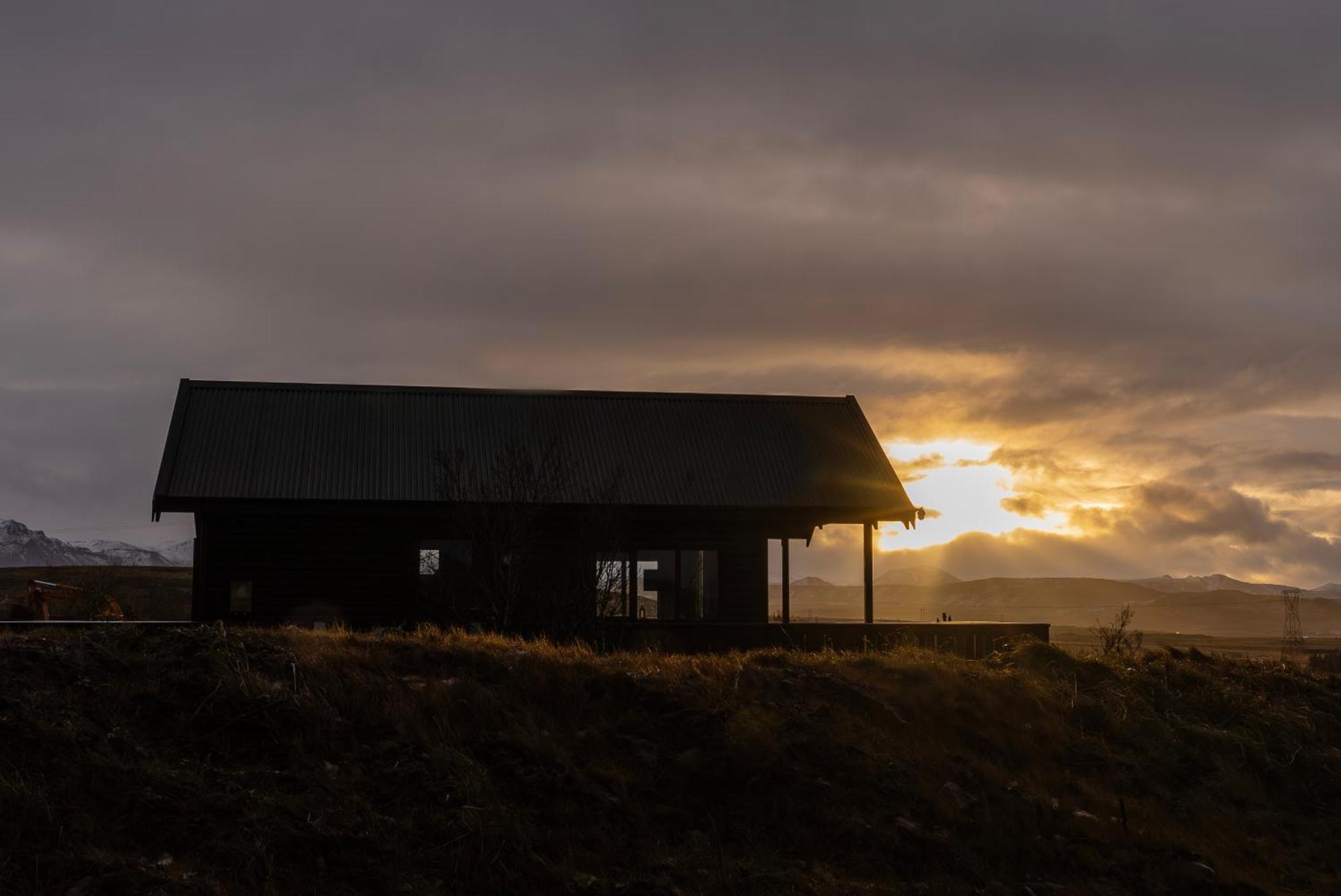 Cozy Cabin Near Golden Circle With Panoramic Views Mosfellsbaer Exterior foto