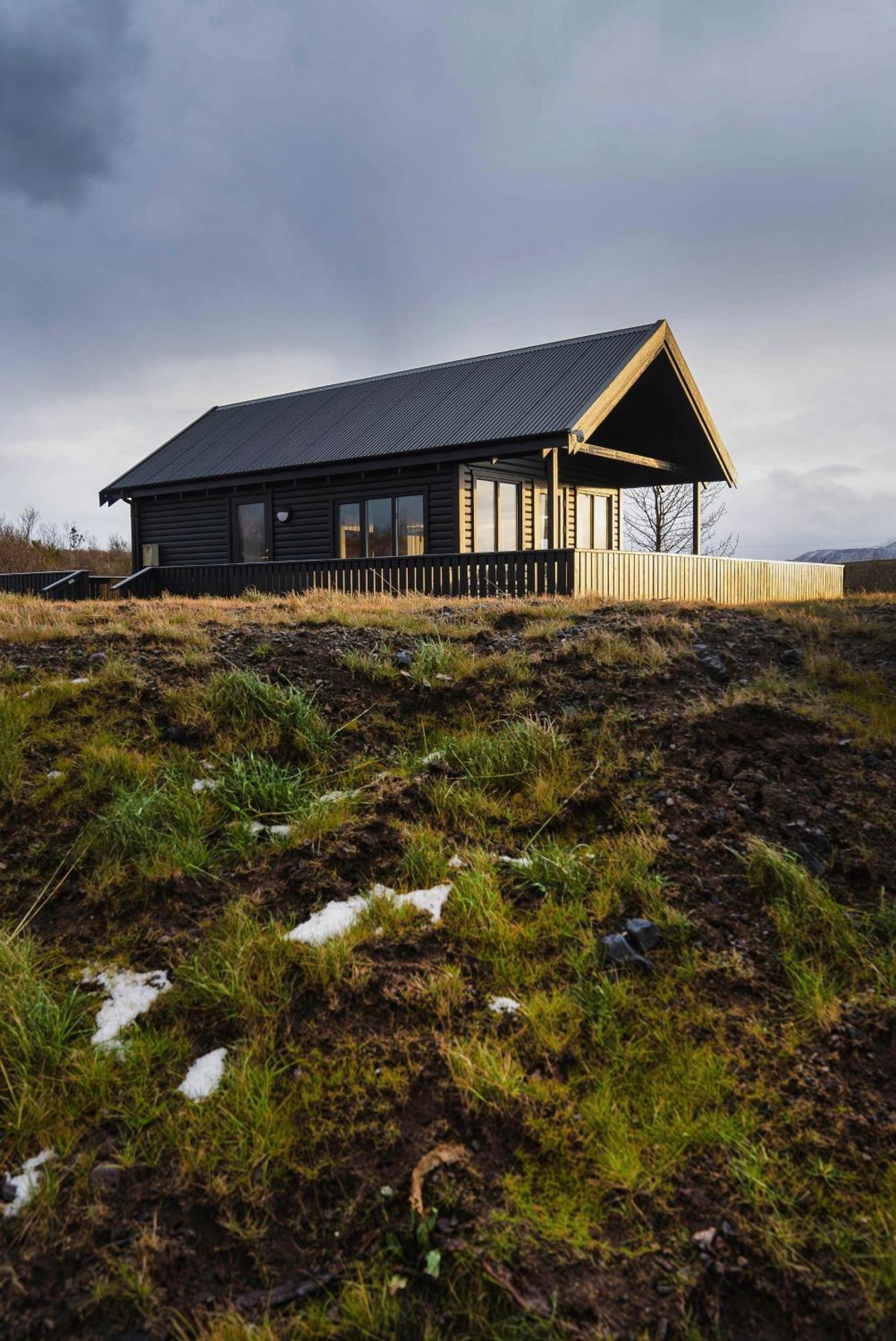 Cozy Cabin Near Golden Circle With Panoramic Views Mosfellsbaer Exterior foto